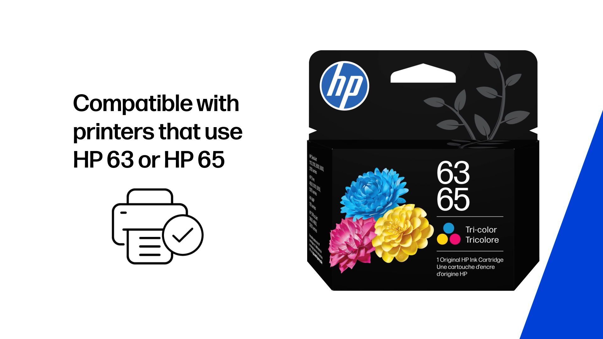 thumbnail video image 2 of HP 63 & HP 65 are now One Cartridge, HP 63XL / HP 65XL Black Ink Cartridge (B7RT5AN), 2 of 11