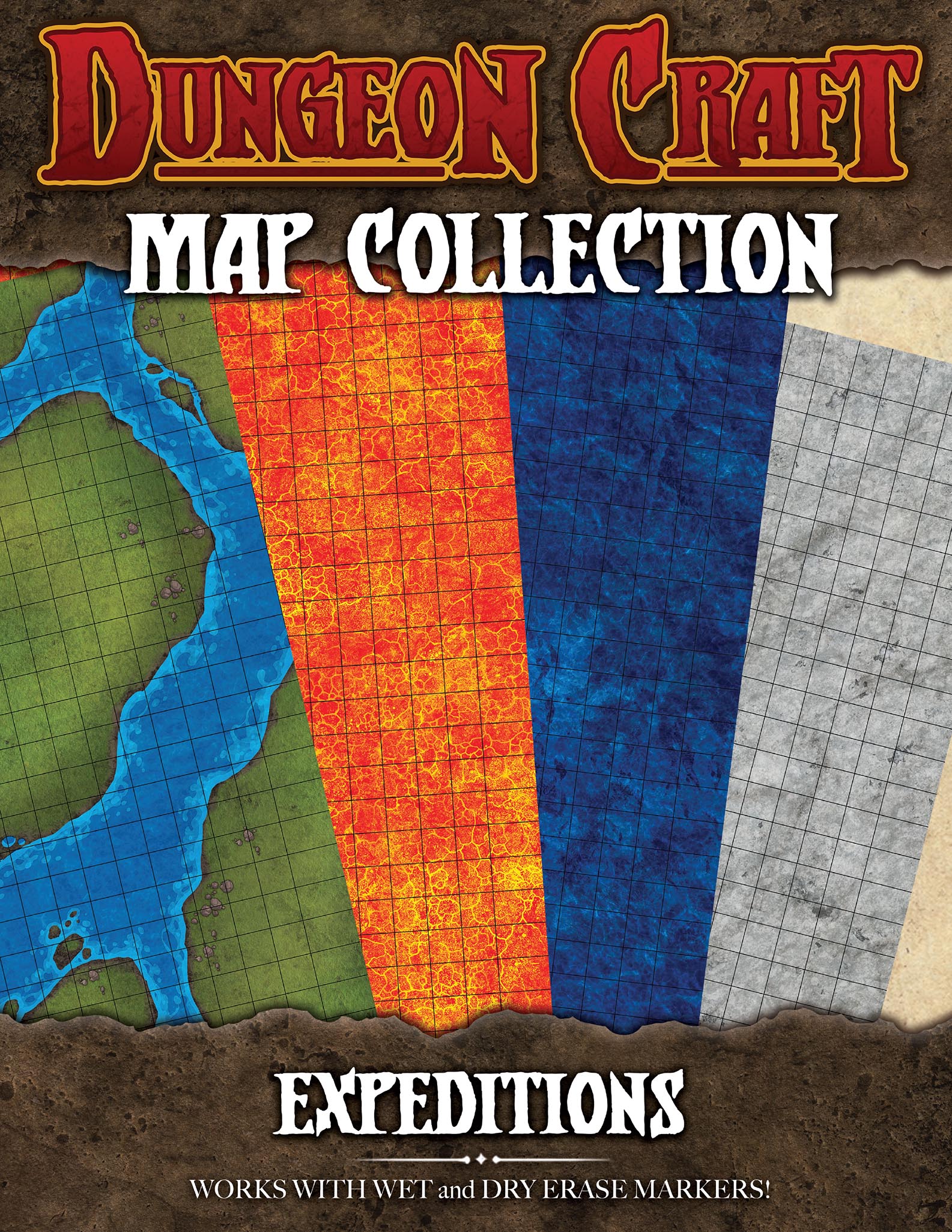 thumbnail video image 2 of Dungeon Craft Battle Maps Essentials Kit Grasslands Pack, 2 of 6