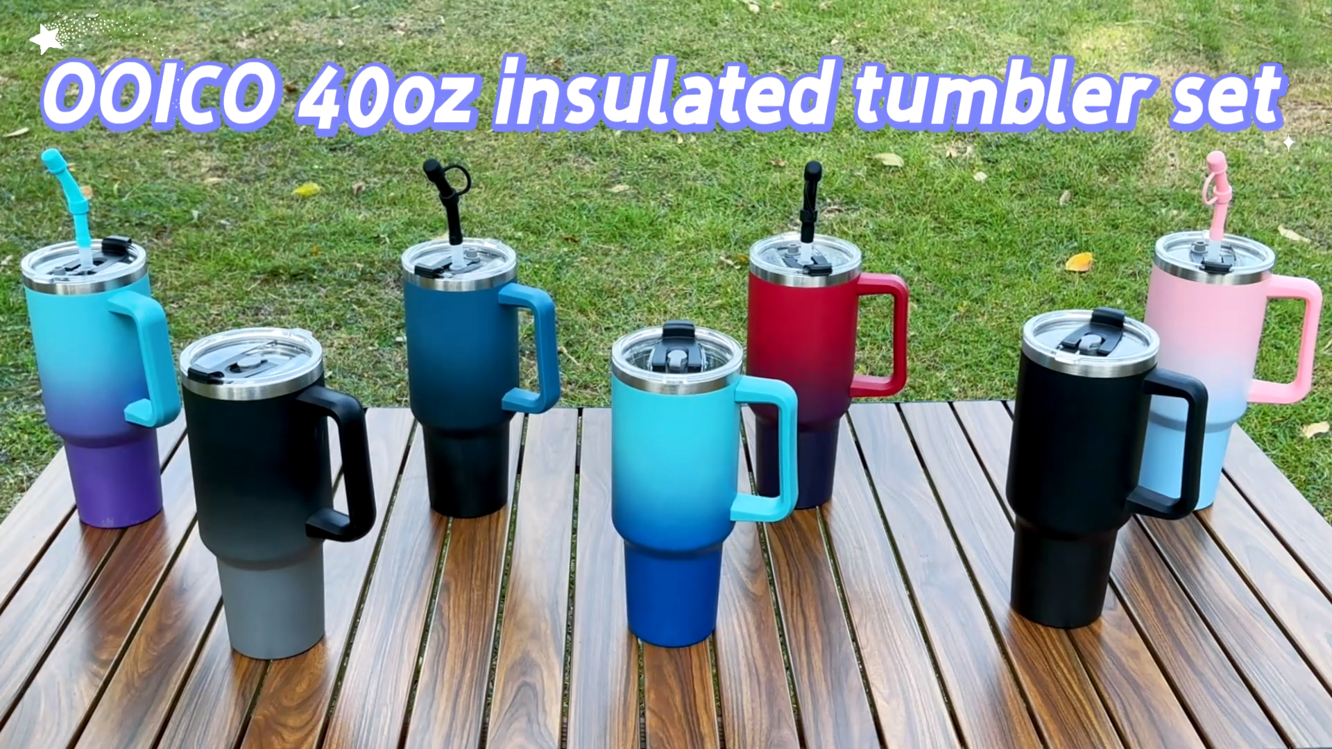 thumbnail video image 2 of 40oz Water Bottle,Insulated Tumbler with Lid and Straw,Keep Cold 34-Hrs & Hot 10-Hrs Travel Coffee Mug,Water Jug Gifts for Women Men, 2 of 10