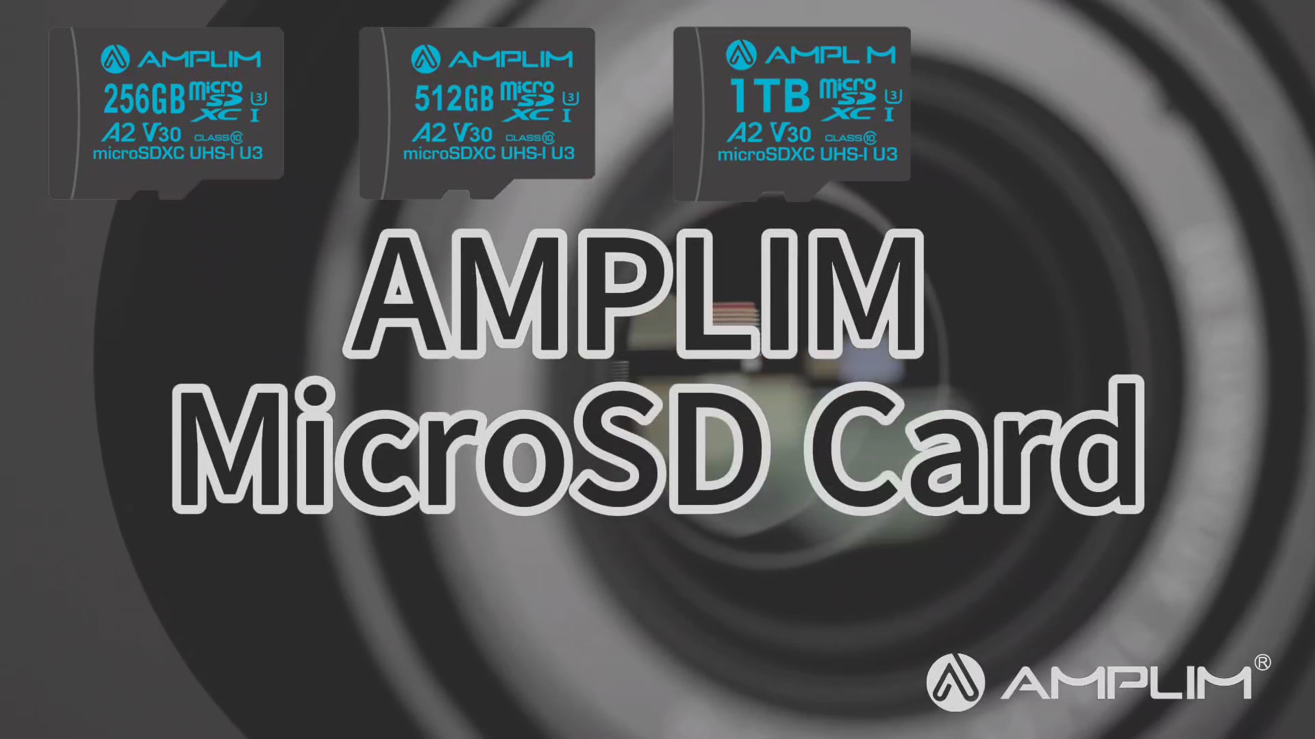 thumbnail video image 2 of Amplim 32GB Micro SD Card, 4 Pack MicroSD Memory Plus Adapter, MicroSDHC Class 10 UHS-I U1 V10 TF, 2 of 8