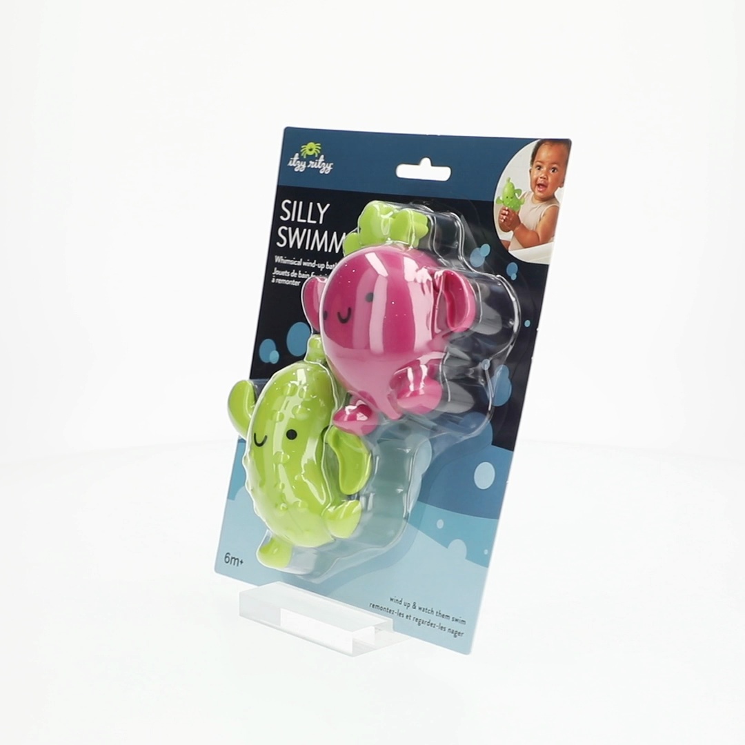 Itzy Ritzy Silly Swimmers™ Pickle & Beet Bath Toy - Walmart.com