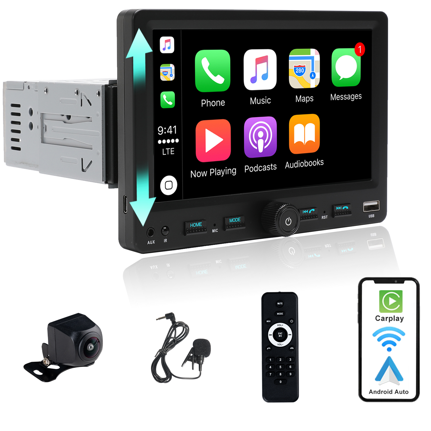 Alondy Single Din Car Radio Touchscreen (7