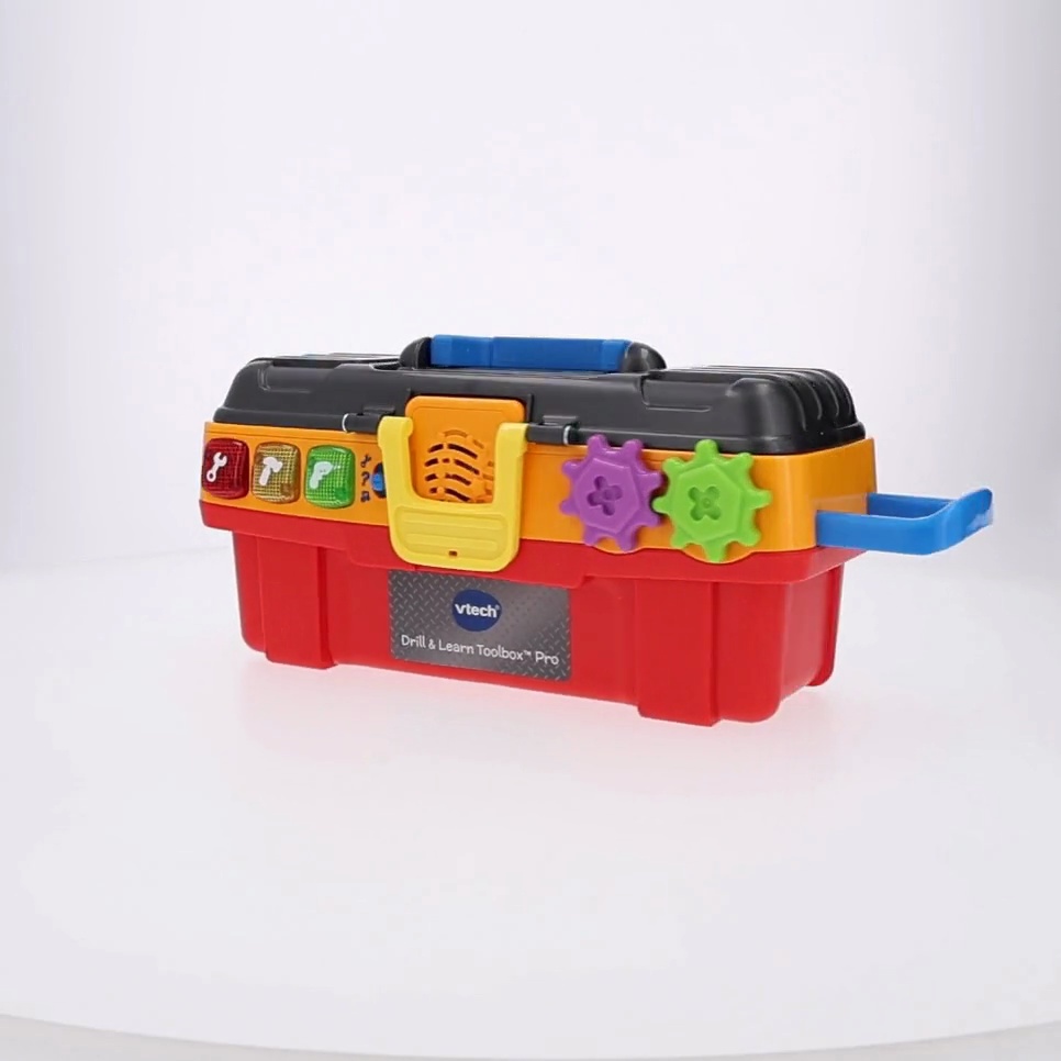 VTech Drill & Learn Toolbox Pro with Accessories, Baby & Toddler