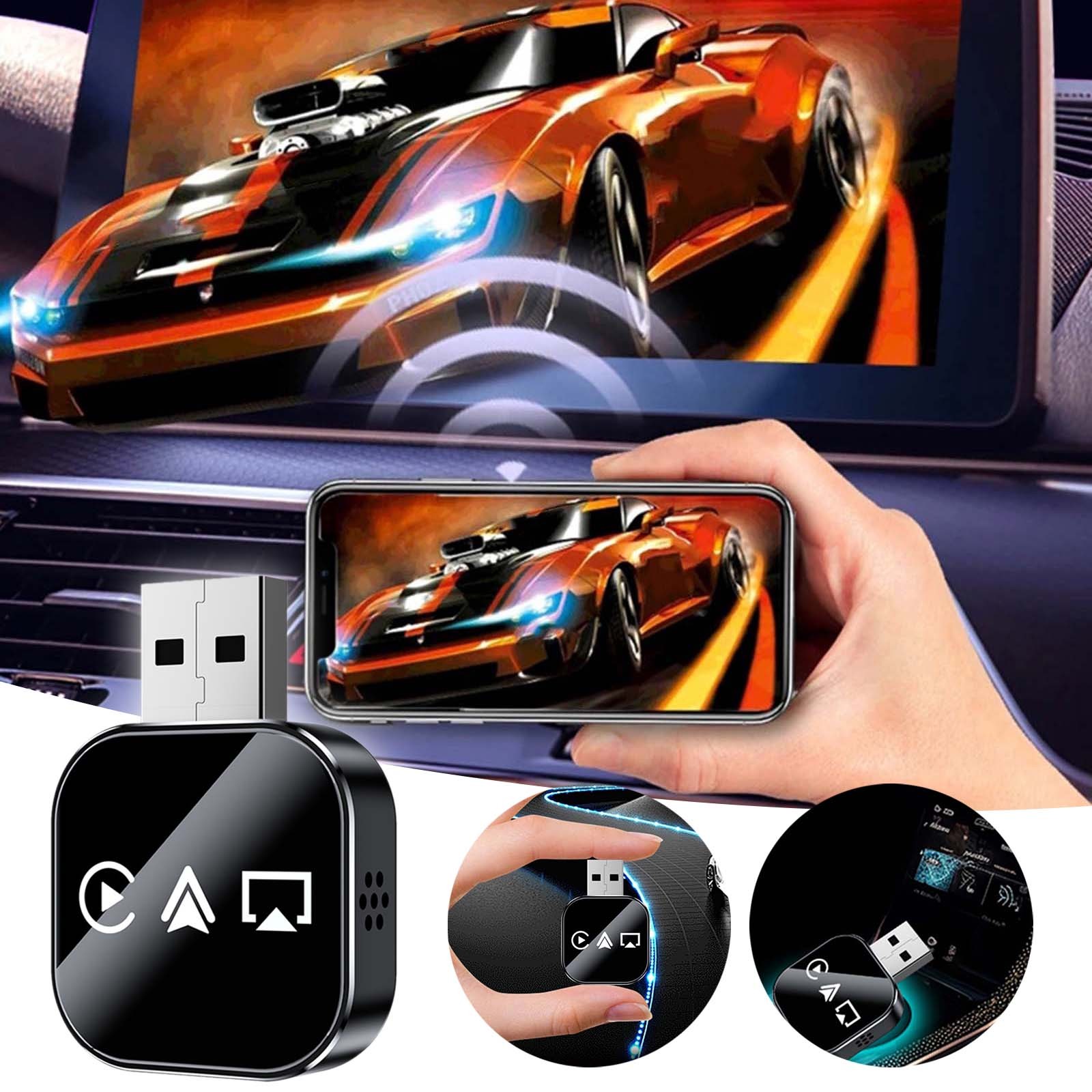 thumbnail video image 2 of Wireless CarPlay Adapter 2026 Upgrade, Plug and Play, No Latency, Converts Factory Wired to Wireless, Upgrade Auto Multimedia Receiver With Band WiFi And Advanced 5.0 Technology, 2 of 6