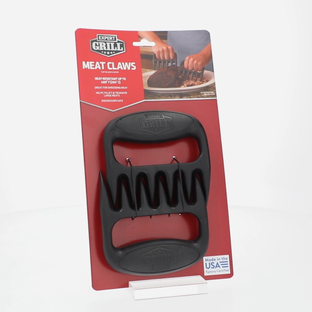 Expert Grill Meat Shredder Claws Black for Pulling Pork and