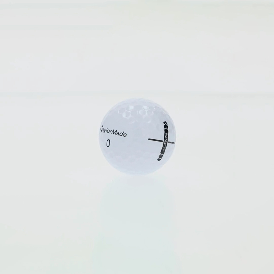 TaylorMade, Distance Plus Golf Balls, 12pk, White with Speed Core