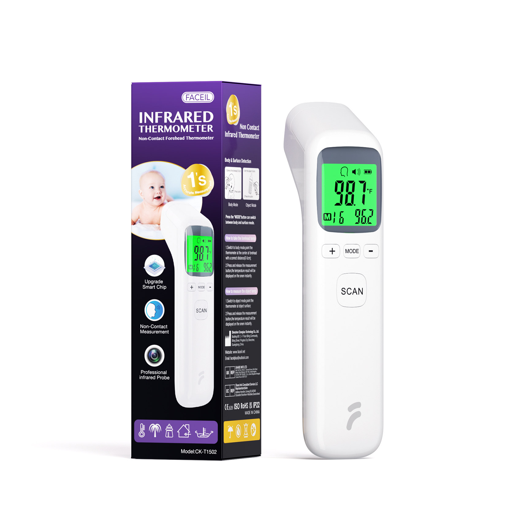 EXEC™ Needle Pocket Digital Thermometer – Breadtopia