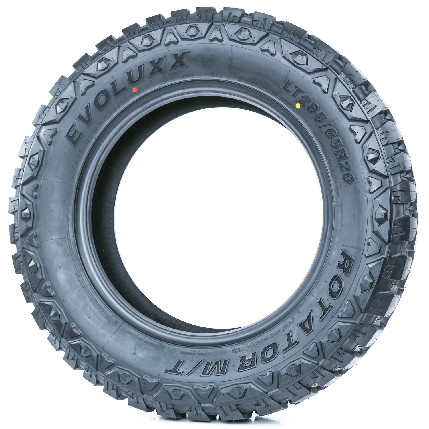 Evoluxx Rotator M/T LT 285/65R20 Load E 10 Ply MT Mud Tire for