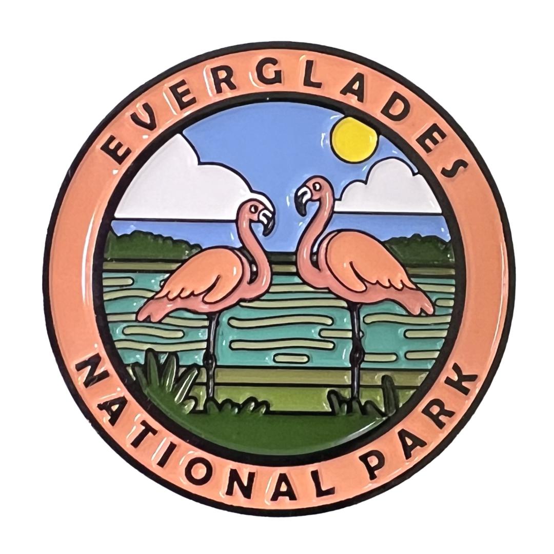 thumbnail video image 2 of Everglades National Park Collectible Magnet - Enamel Finish, 52mm, 2 of 8