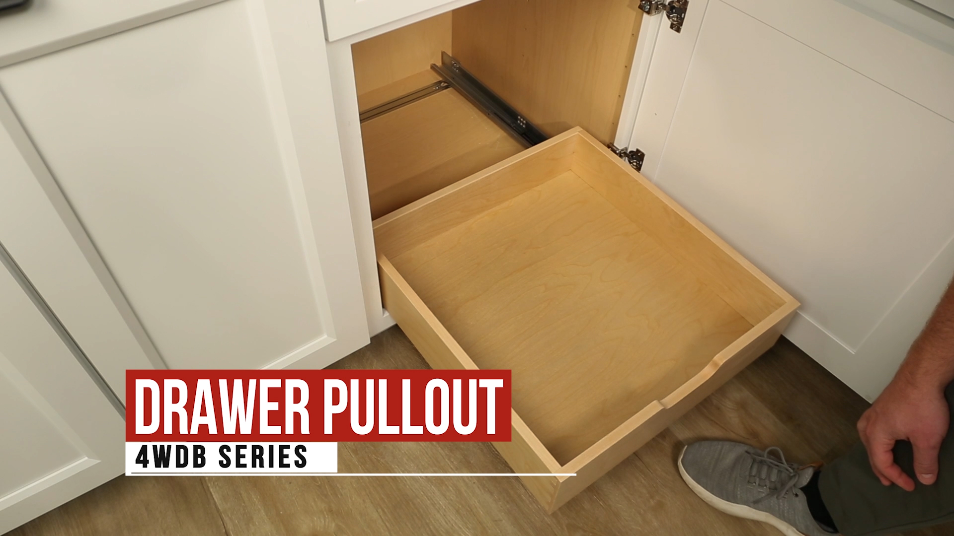 thumbnail video image 2 of Rev-A-Shelf 14.71" Pullout Kitchen Cabinet Drawer, Soft-close, 4WDB-15SC-1, 2 of 13