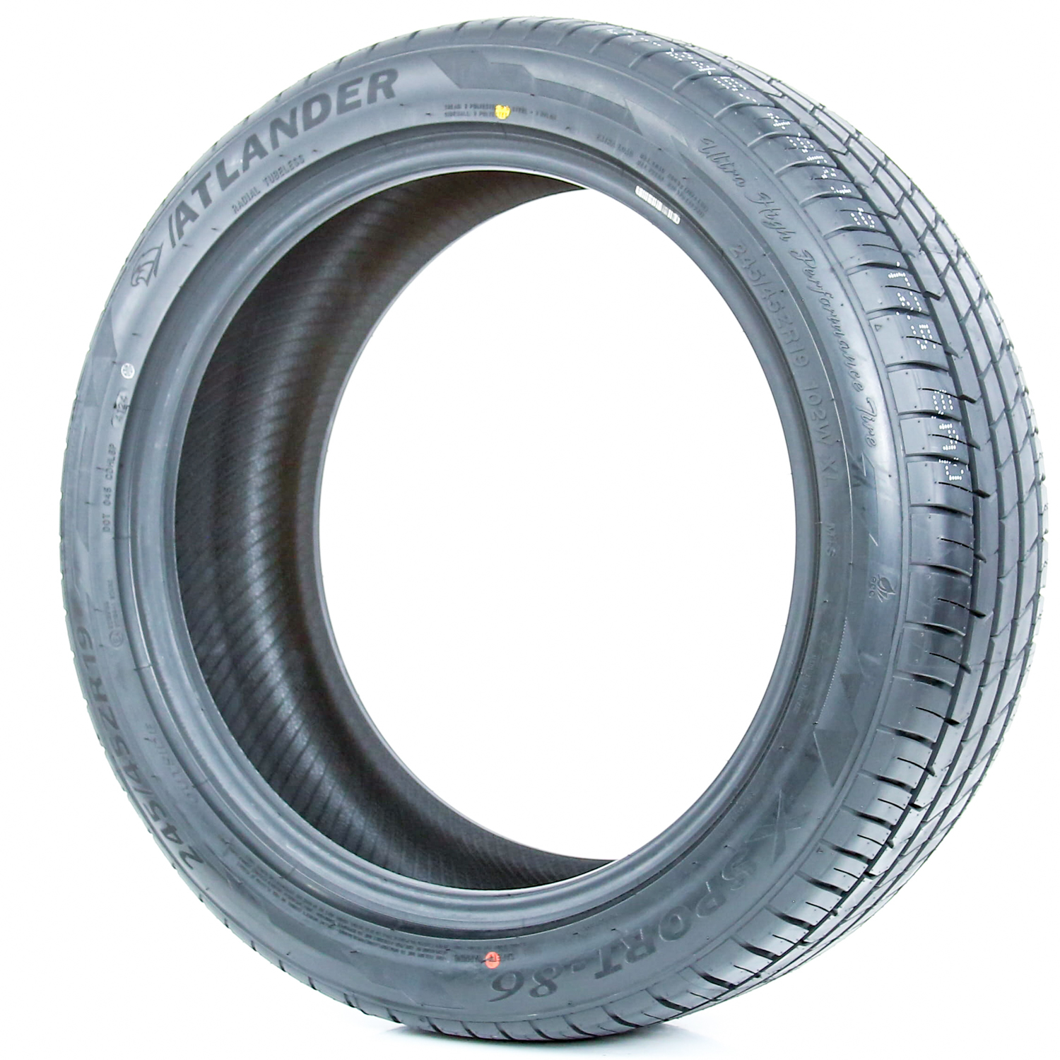 245/45R19　ホイール Atlander XSport-86 245/45ZR19 245/45R19 102W XL High Performance