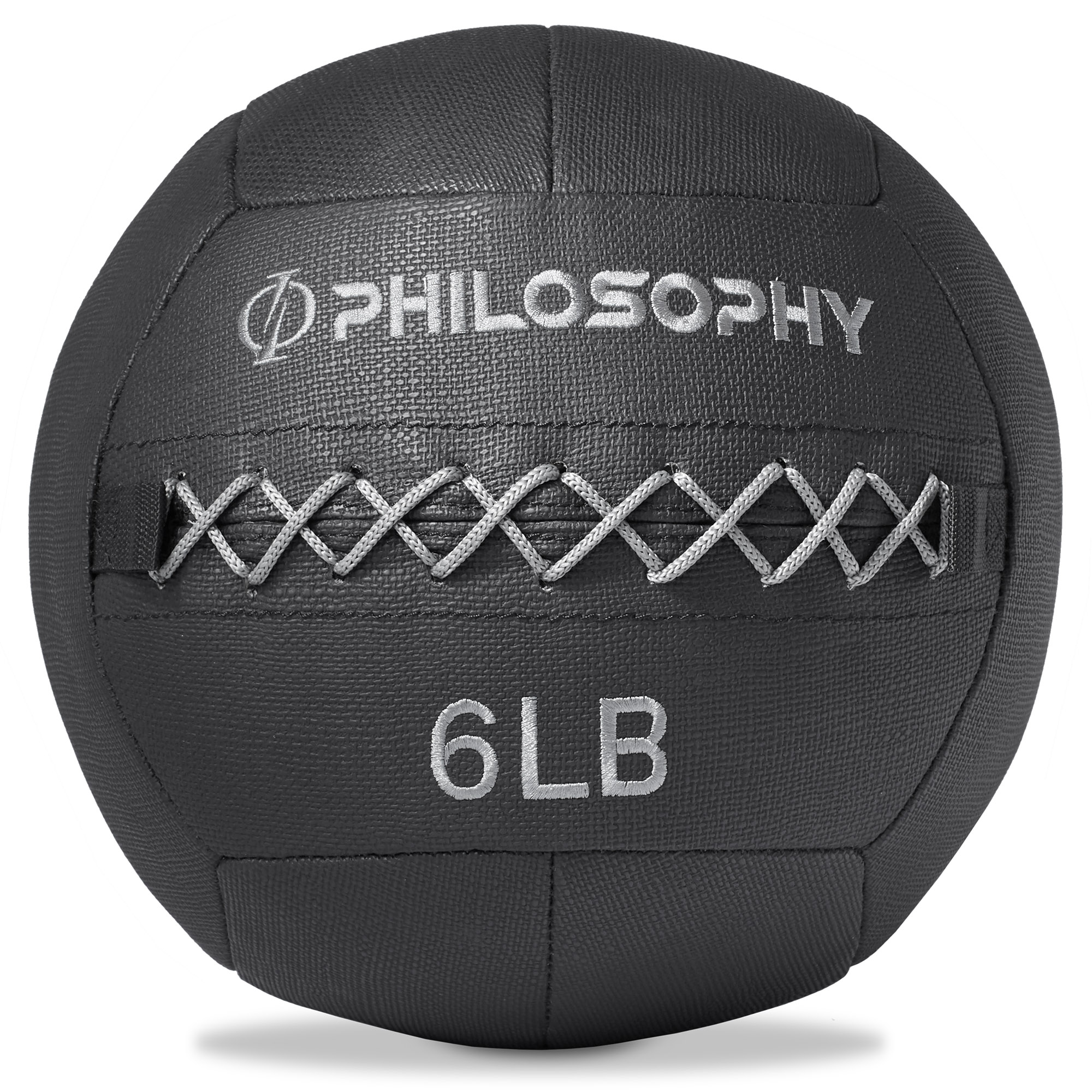 Shell Testing Philosophy Gym Wall Ball, 8 LB, Soft Shell Weighted Medicine Ball ...