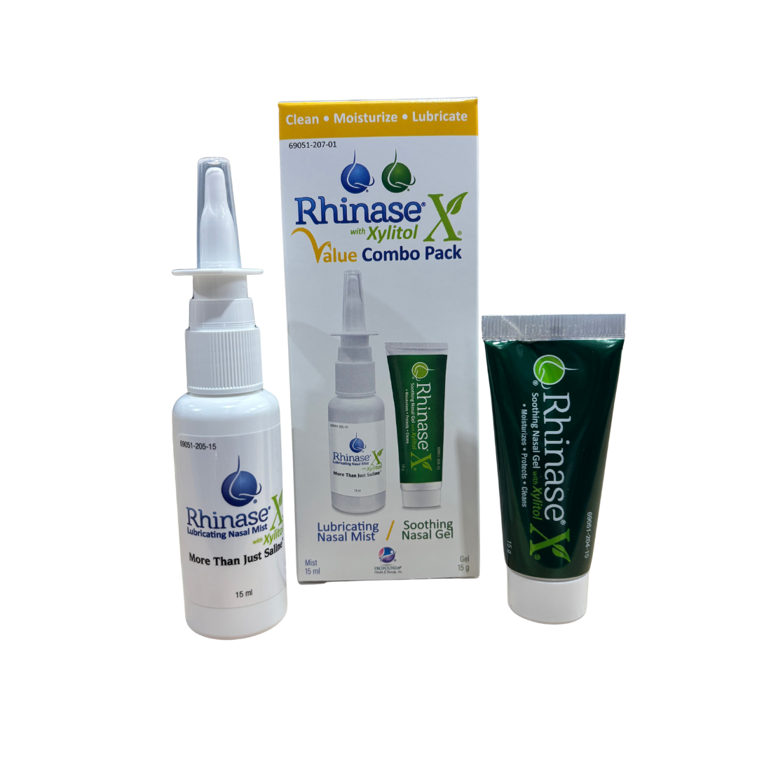 thumbnail video image 3 of Rhinase daline nasal spray & gel for moisturizing combo pack with 30 mL spray, 30 mL gel, 3 of 11