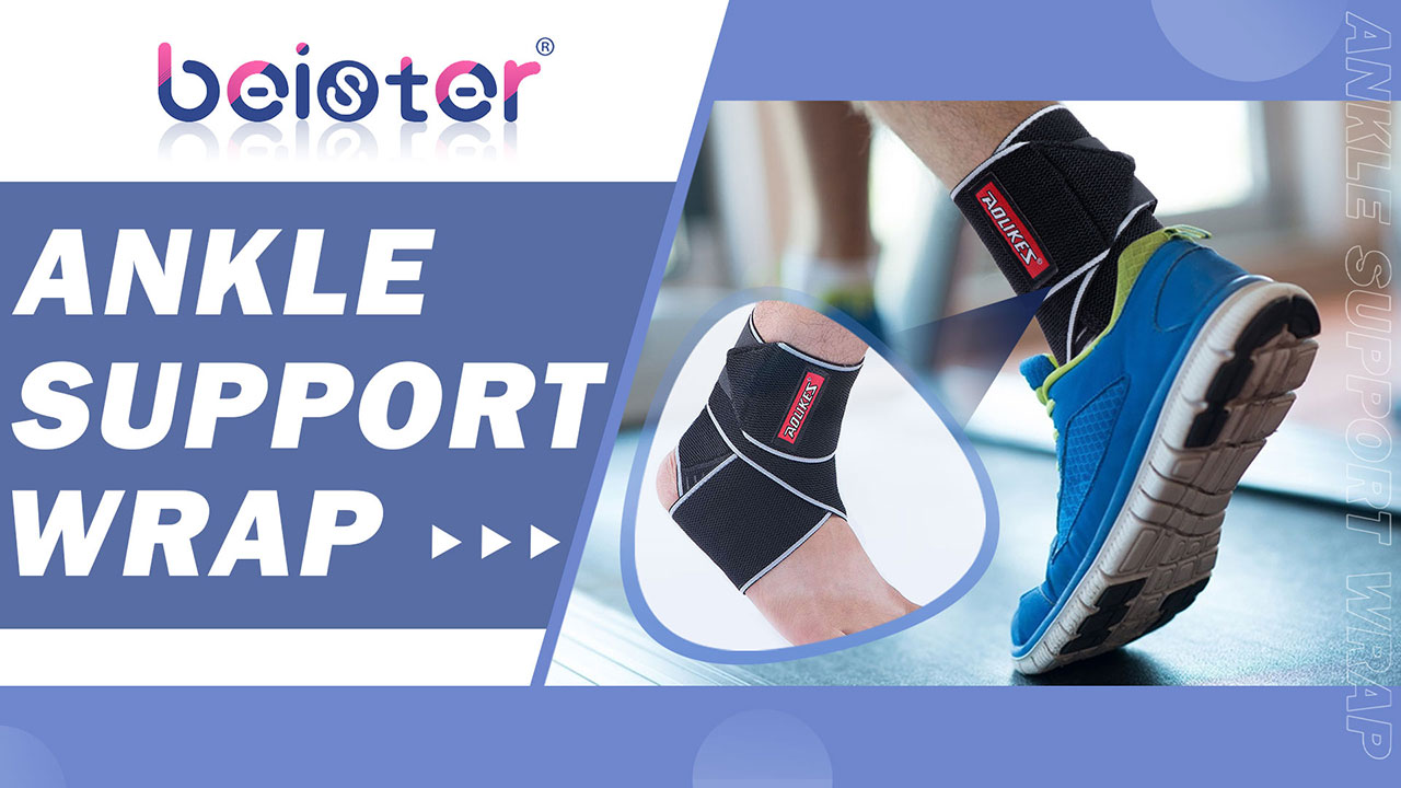 thumbnail video image 2 of beister Adjustable Compression Ankle Brace (1-Pair) - Medical Grade Support for Sprains, Plantar Fasciitis & Achilles Tendonitis - Breathable Elastic Sleeve for Sports/Recovery - Men & Women, 2 of 7