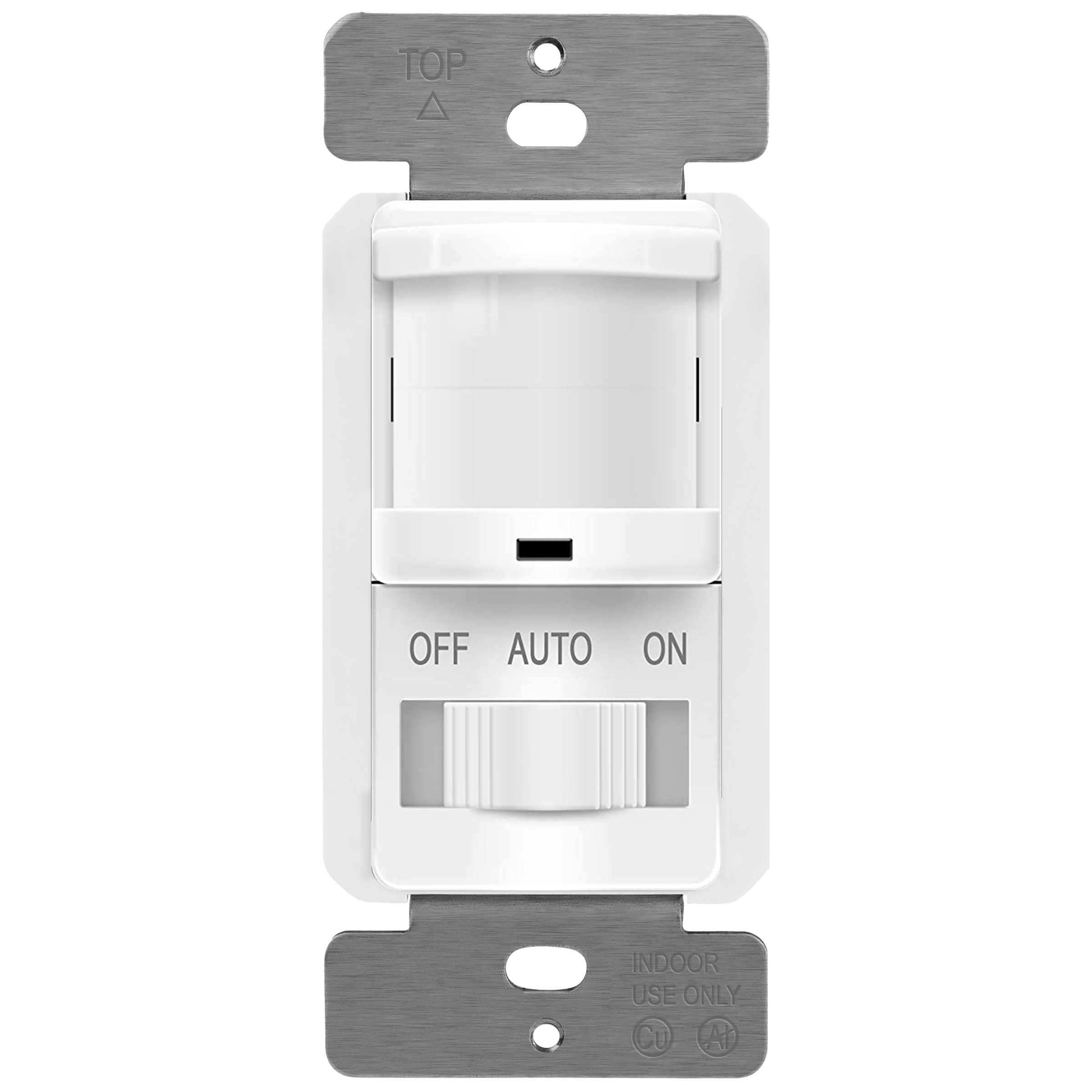 thumbnail video image 2 of TOPGREENER Motion Sensor Light Switch, Occupancy Detector, On/Off Override, Single-Pole, Fluorescent 500VA/Motor 1/8Hp/Incandescent 500W, Neutral Wire Required, 2 of 6