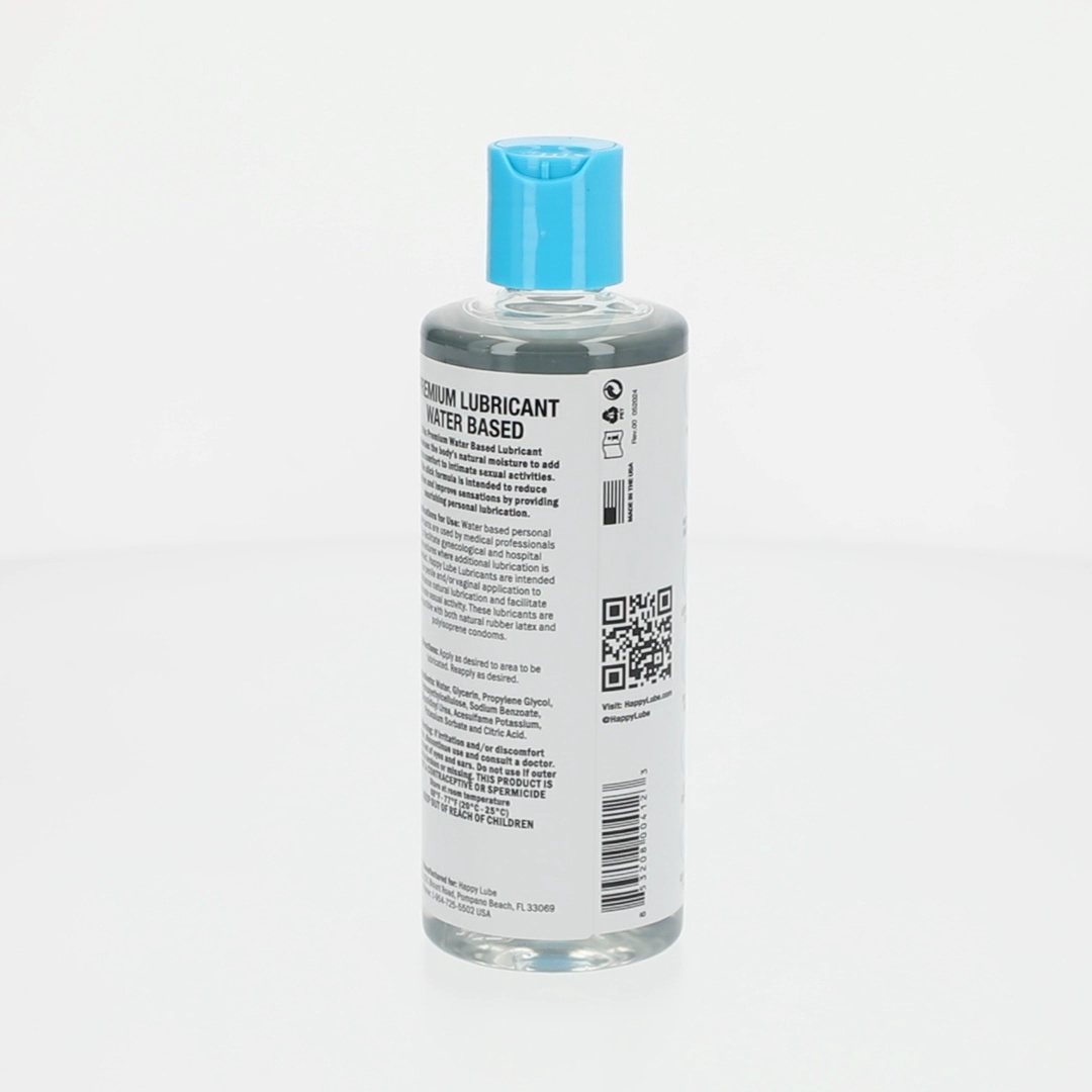 Happy Lube Water Based Personal Lubricant, 9 fl oz, Paraben-Free, Long  Lasting, Condom Compatible - Walmart.com