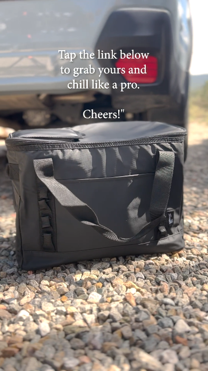 thumbnail video image 2 of Tirrinia Large Cooler Bag, 48 Cans Insulated Leakproof Soft Ice Chest, Portable Beach Cooler, 2 of 8