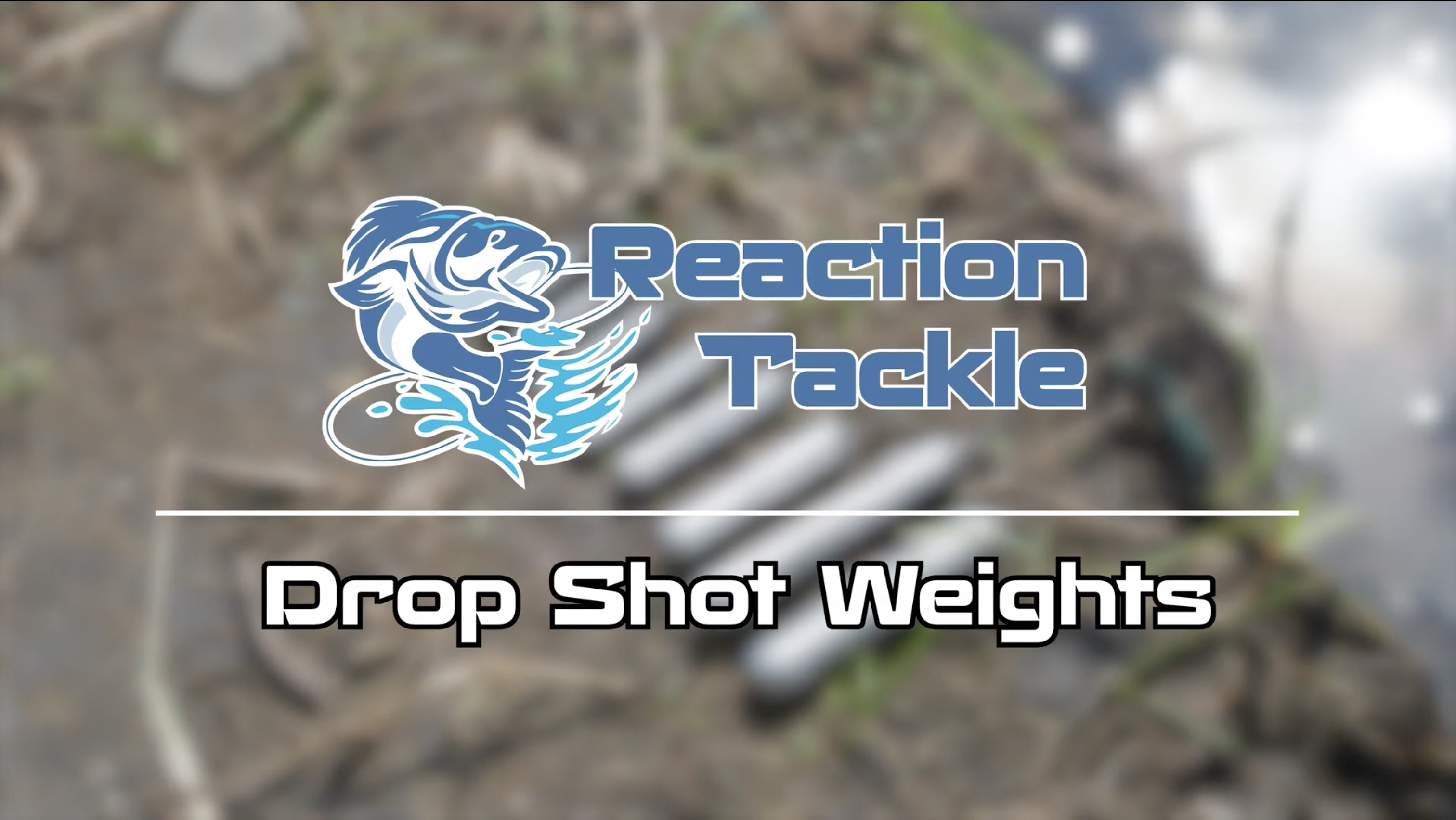 thumbnail video image 2 of Reaction Tackle- Lead Drop Shot Weights - dropshot sinkers, 1/2 oz, 20pk, 2 of 7