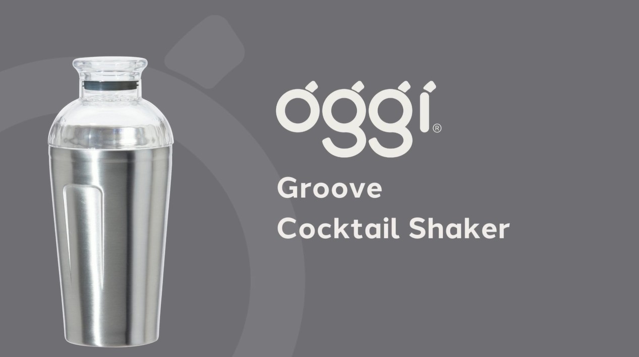 thumbnail video image 2 of Groove Double Wall SS Cocktail Shaker (500 ml, 17 oz), 2 of 4