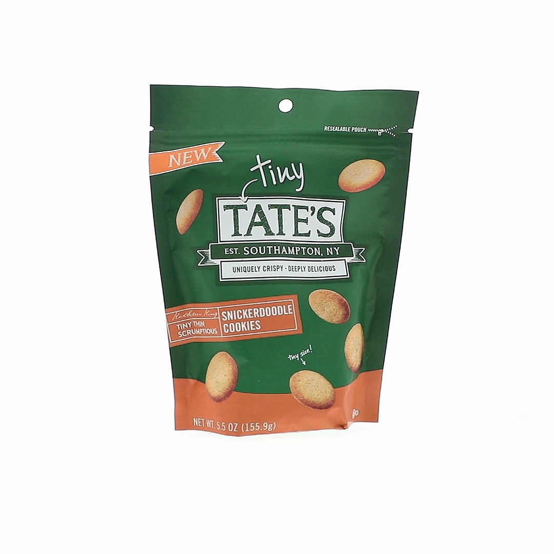 Tate's, Cookies, 5.5 oz, Tiny Snickerdoodle Crispy Cinnamon Sugar