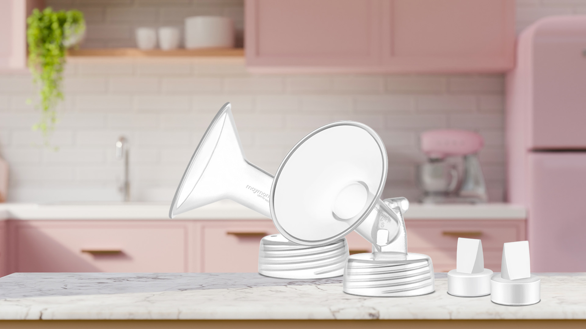 thumbnail video image 2 of Maymom 20 mm Wide Neck Flange Duckbill Valve Compatible with Spectra S1 S2 SG Pumps Motif Luna; Not Original Spectra Replacement Pump Parts, 2 of 9