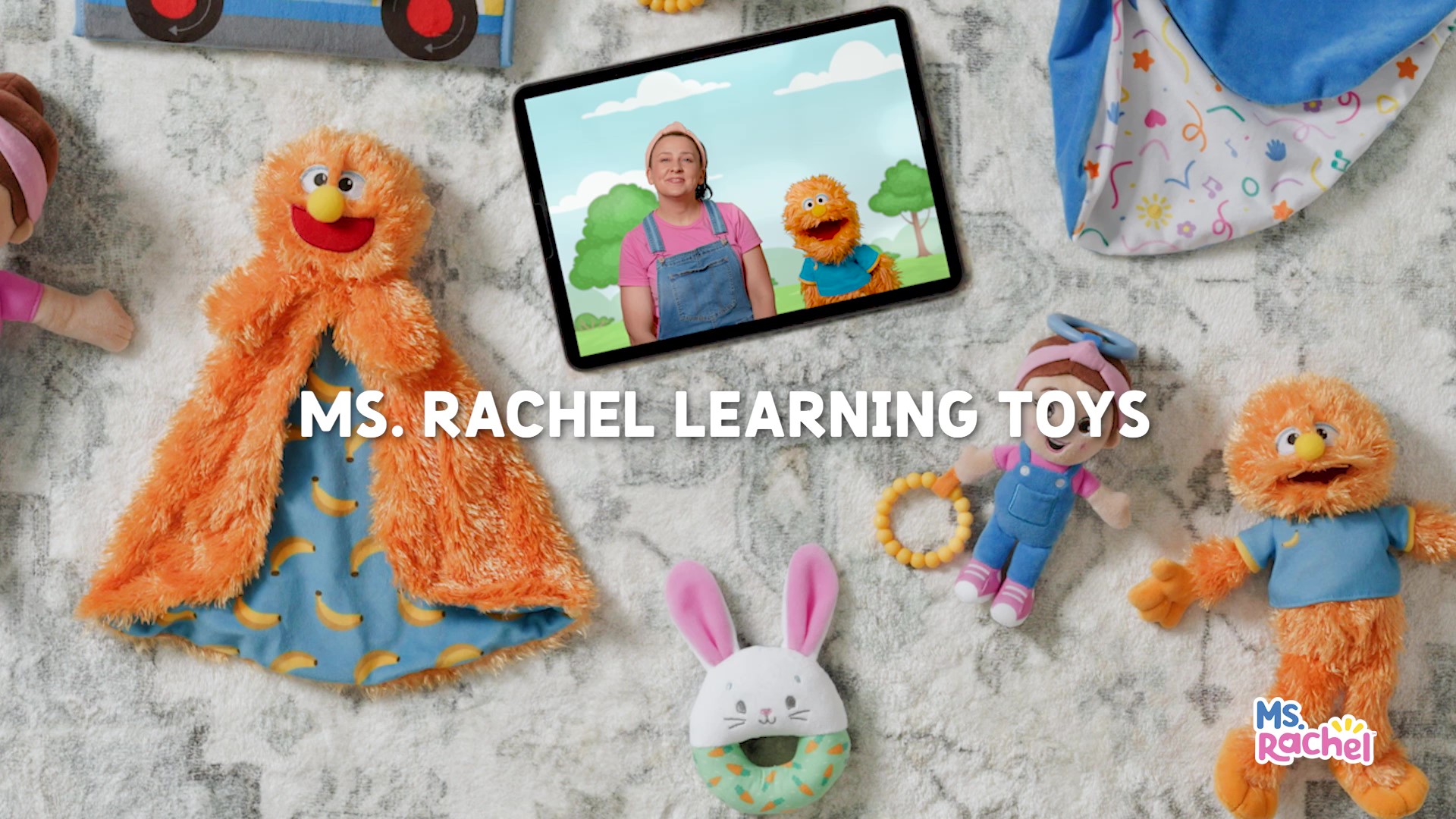 thumbnail video image 2 of Ms. Rachel Jumbo 24-Inch Stuffed Plush Doll for Kids and Collectors, 2 of 11