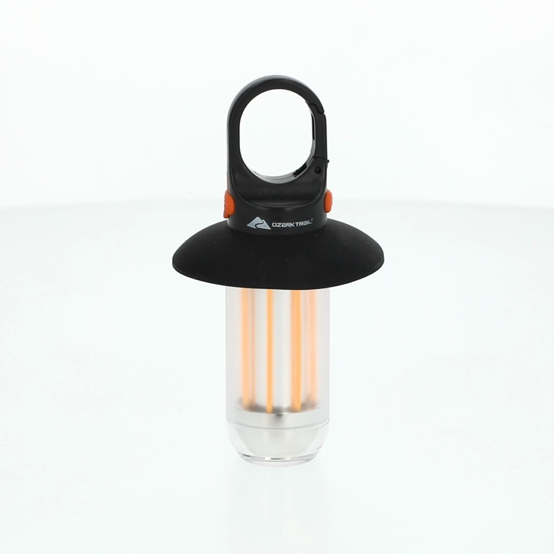 Ozark Trail Mini Filament Lantern, 250 Lumens, Rechargeable, Multi