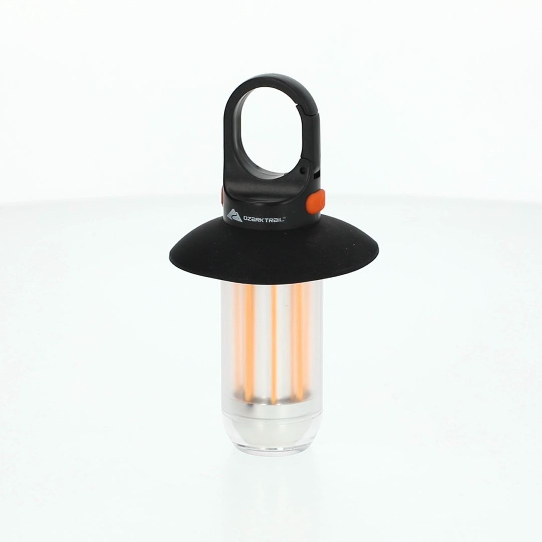 Ozark Trail Mini Filament Lantern, 250 Lumens, Rechargeable, Multi