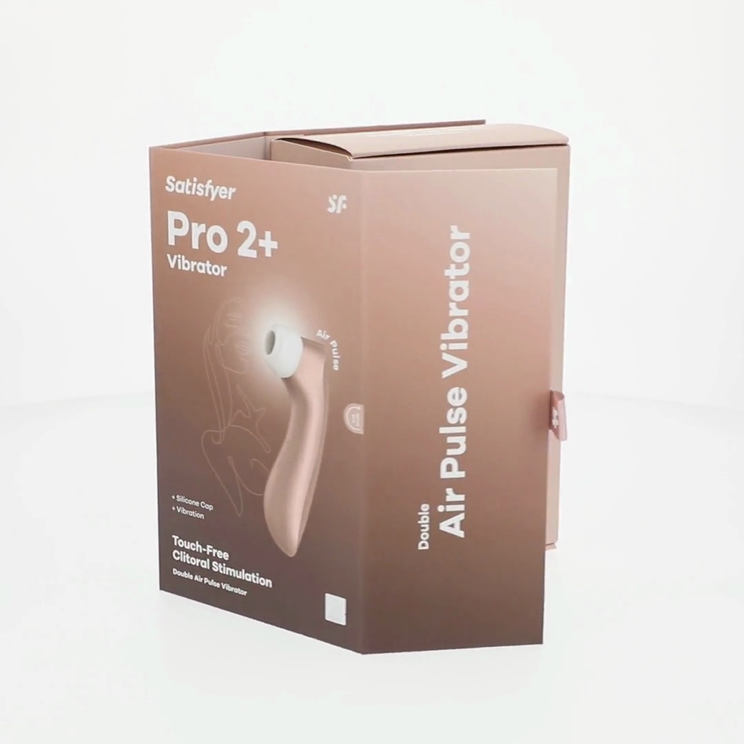 Satisfyer Pro 2+ Air-Pulse Clitoris Stimulating Vibrator - Non-Contact  Clitoral Sucking Pressure-Wave Technology & Vibration, Waterproof,  Rechargeable (Rose Gold)