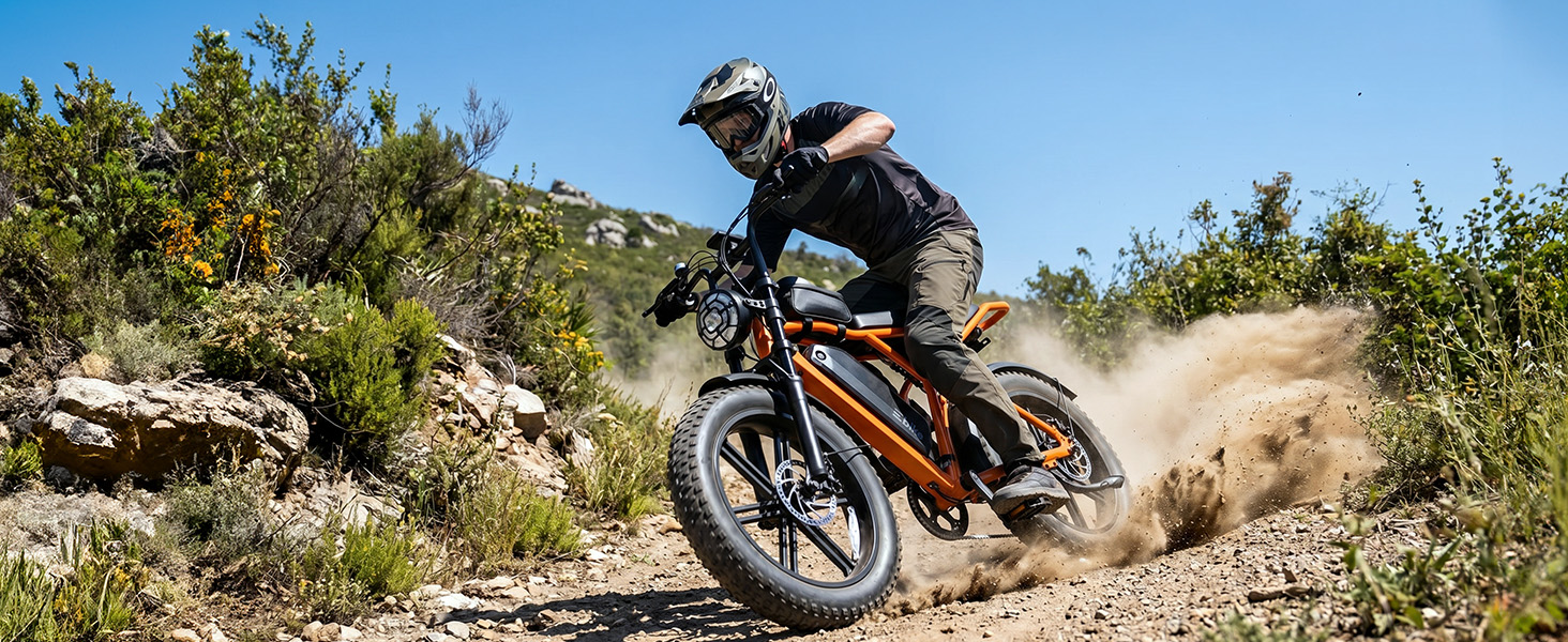 thumbnail video image 2 of Electric Bike for Adults, 750W Motor, 20"x4.0 Fat Tire E-Bike for Age 16-55, 48V 15Ah Battery, 20 Mph Speed, Tested to UL2849 Standard by SGS, 2 of 10