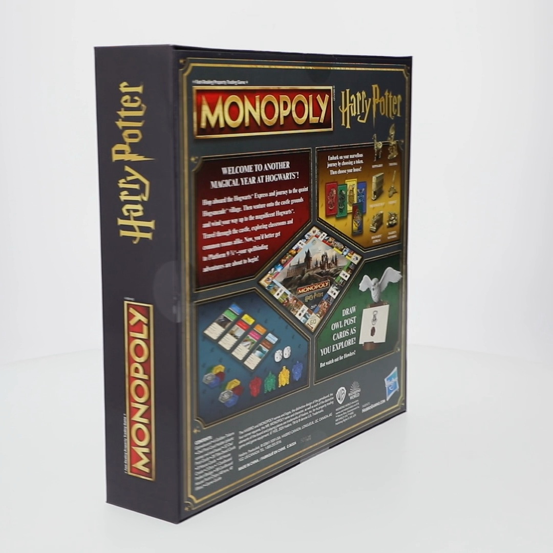 Monopoly Harry Potter – Édition Française – 2 à 6 Joueurs – Explorez Poudlard – Dès 8 Ans