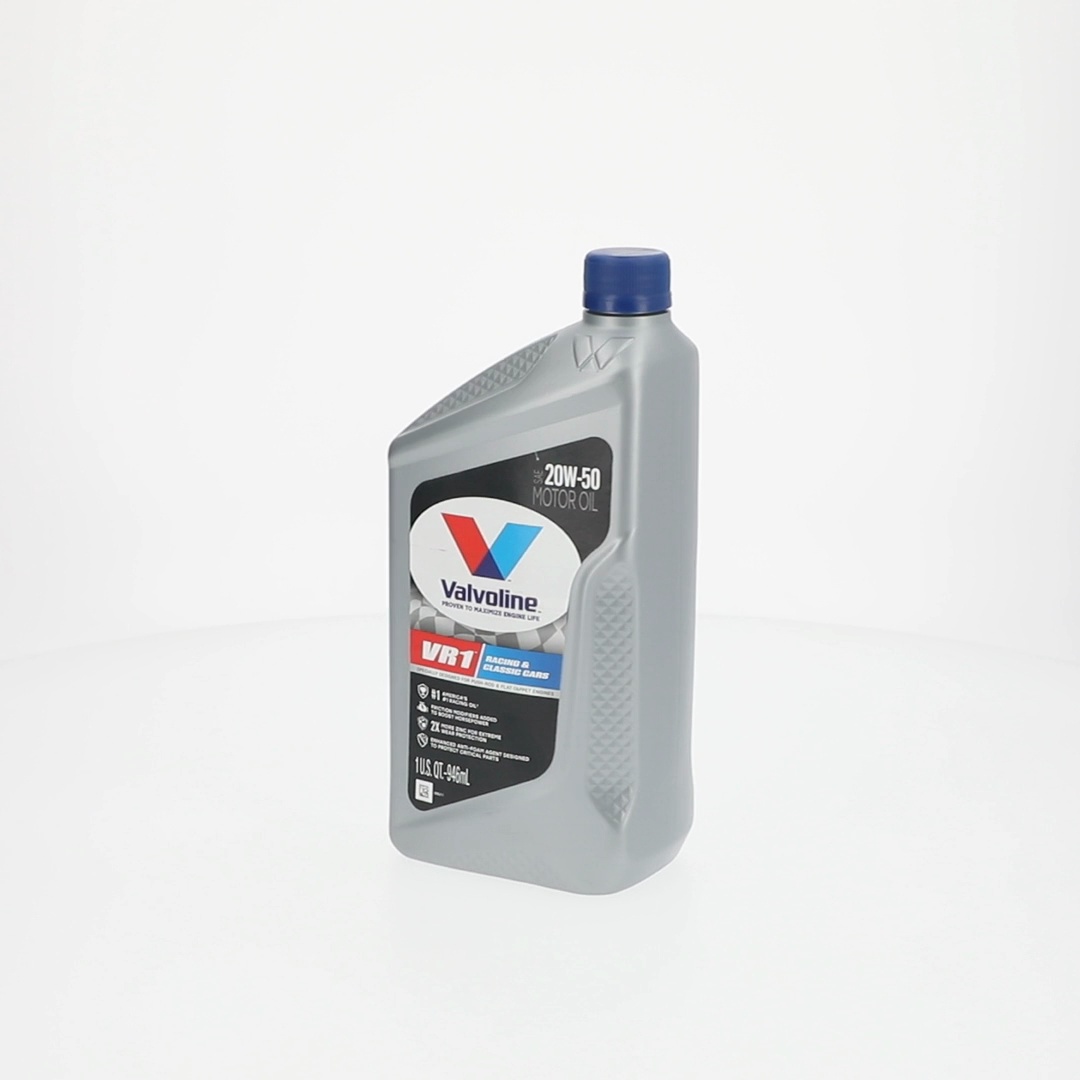 Valvoline, Racing Motor Oil, VR1 20W50 Quart, Performance Engine