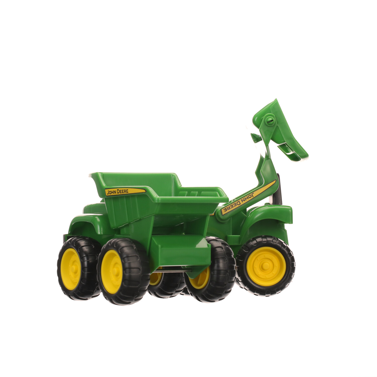 John Deere Sandbox Toys Vehicle Set - Includes Dump Truck Toy, Tractor Toy  with Loader - 6 Inch - 2 Count, Green, Frustration Free Packaging