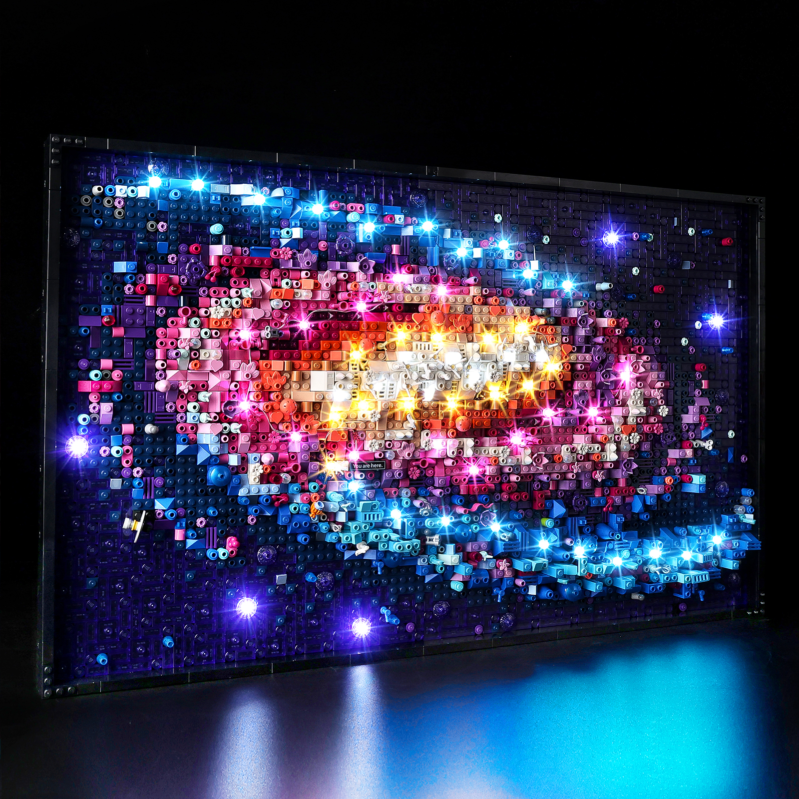 thumbnail video image 2 of Kyglaring LED Lights for Lego The Milky Way Galaxy, Creative Light Kit Compatible with Legos 31212 (No Included), 2 of 8