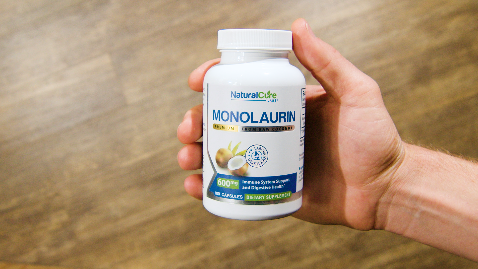 thumbnail video image 2 of Monolaurin 600mg - Premium Dietary Supplement Formula - 100 Vegan Capsules - Natural Cure Labs, 2 of 11