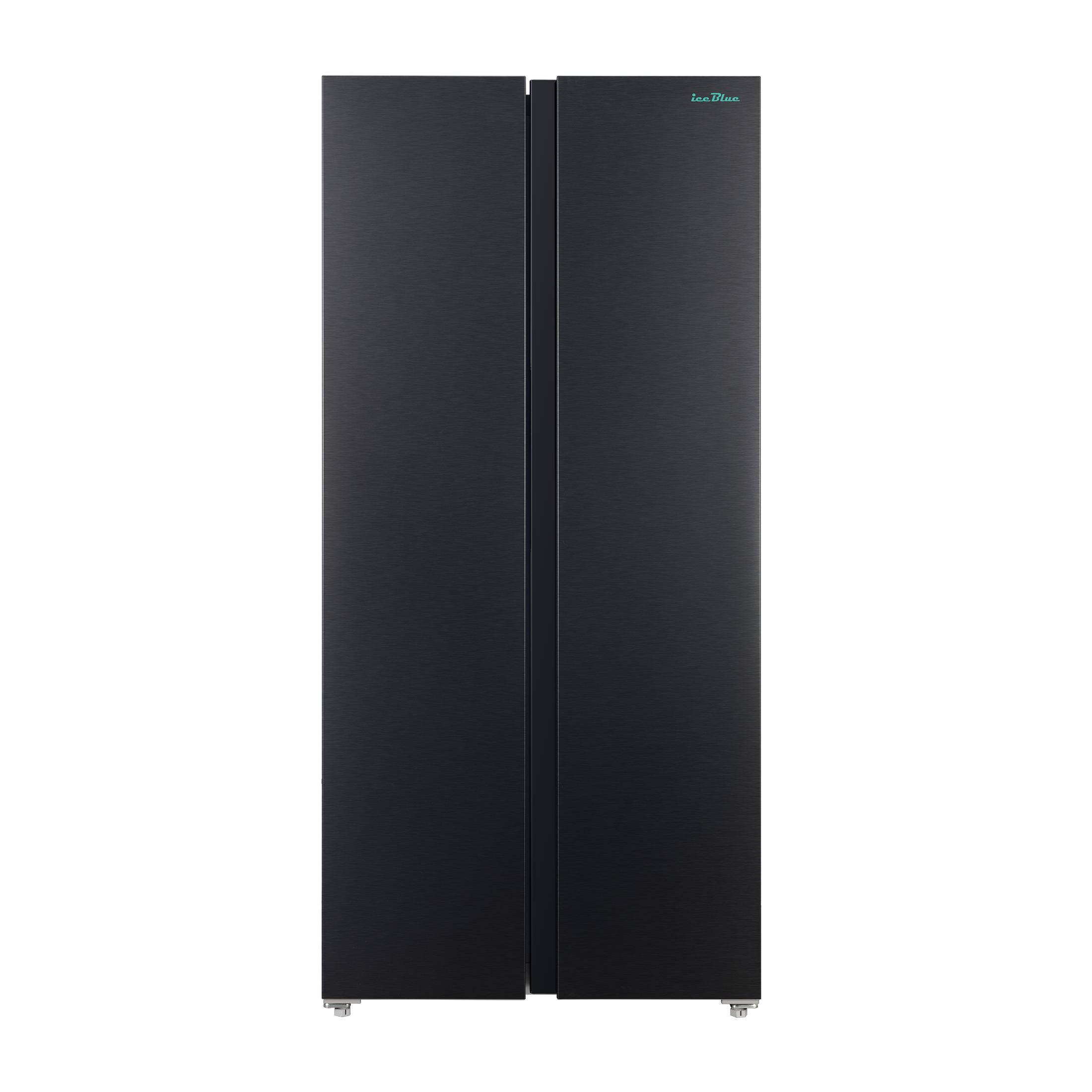 thumbnail video image 2 of iceBlue 15.6 Cu. Ft. Black Stainless Steel Side-by-Side Refrigerator - Independent Left Freezer & Right Fridge Temperature Control, 2 of 12