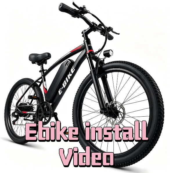 thumbnail video image 2 of 26" Electric Bike for Adults, 745W Peak Motor Ebike,35 Miles 20MPH Electric Mountain Bike Front Suspension, 432Wh Removable Battery, 7-Speed, UL2849, 2 of 11
