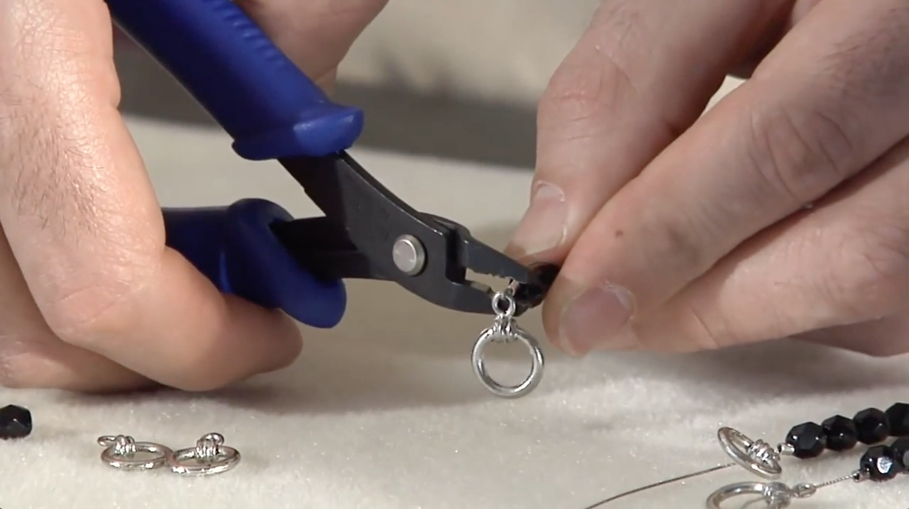 thumbnail video image 2 of The Beadsmith Crimping Set, Crimp Forming Pliers 5-1/8', 2x2mm Crimp Tubes and 3mm Crimp Bead Covers in Silver and Gold, Create Smooth, Rounded Crimps Every Time, No Sharp Edges, 2 of 9