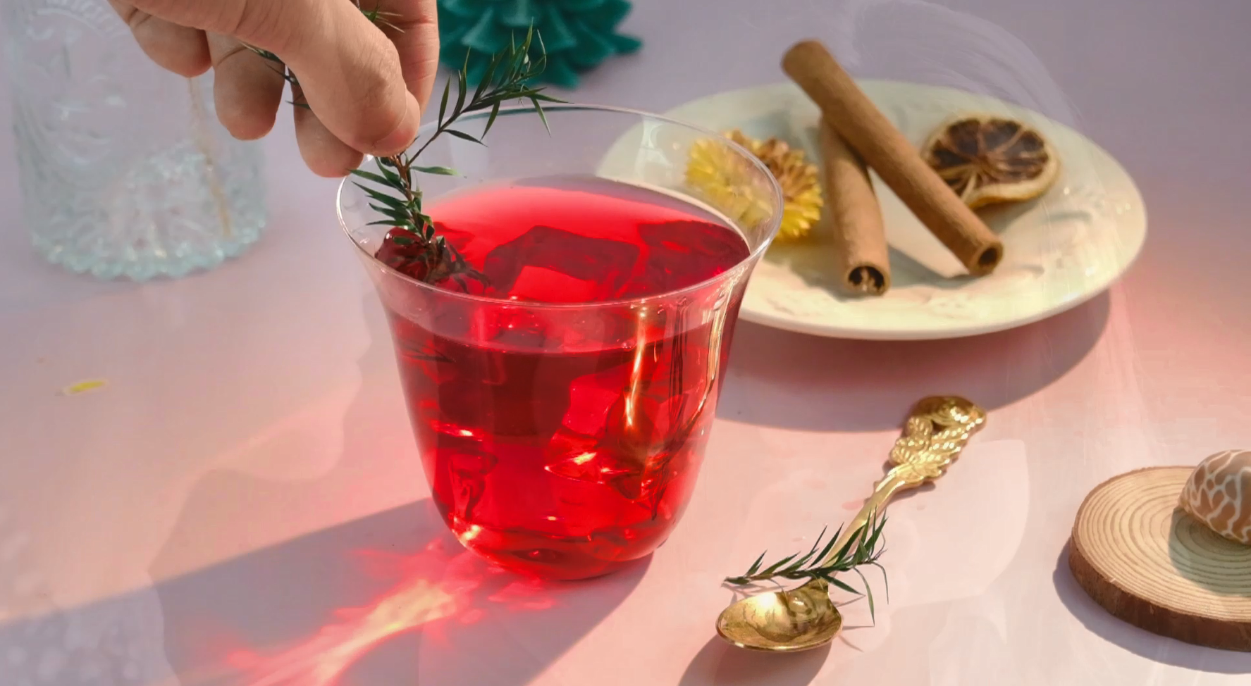 thumbnail video image 2 of TeeLux Hibiscus Tea Bags, Natural, Caffeine Free, Refreshing Tart Flavor, Hot & Iced Tea, 100 Count, 2 of 9