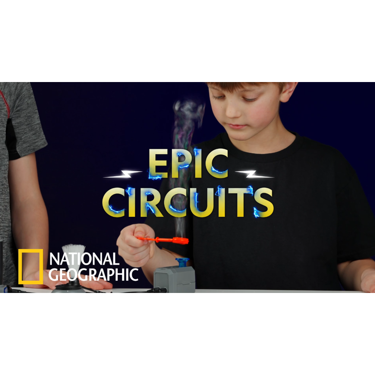 National Geographic Epic Circuits Science Kit for Child 8 Years