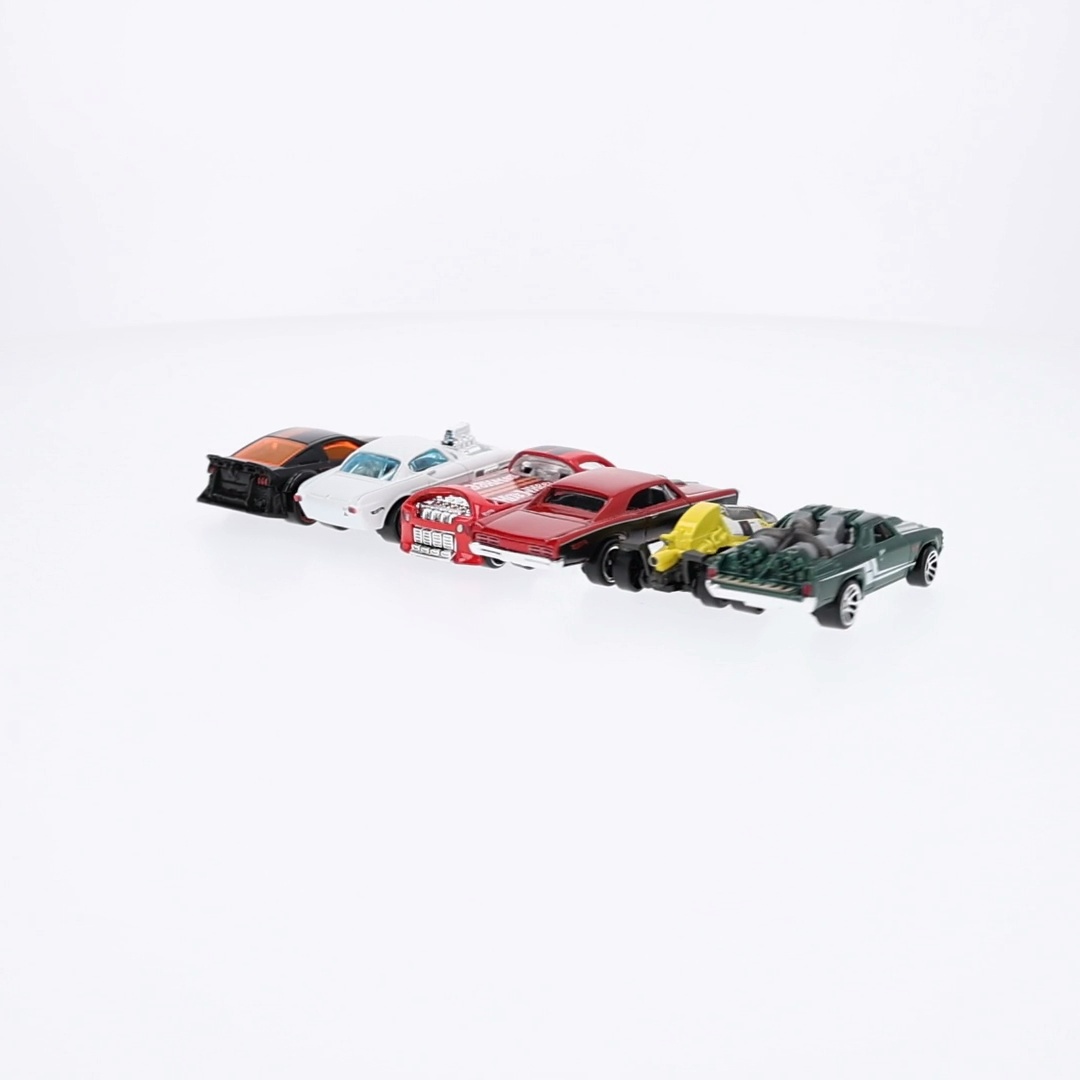 Hot Wheels 1:64 Scale Die-Cast Toy Cars & Trucks, Set of 6 HW
