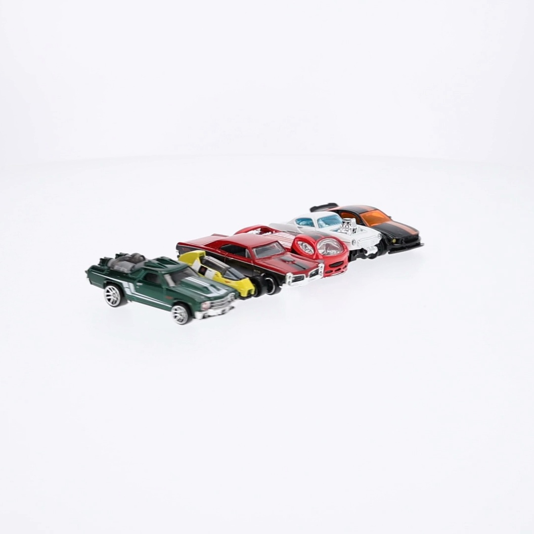 Hot Wheels 1:64 Scale Die-Cast Toy Cars & Trucks, Set of 6 HW