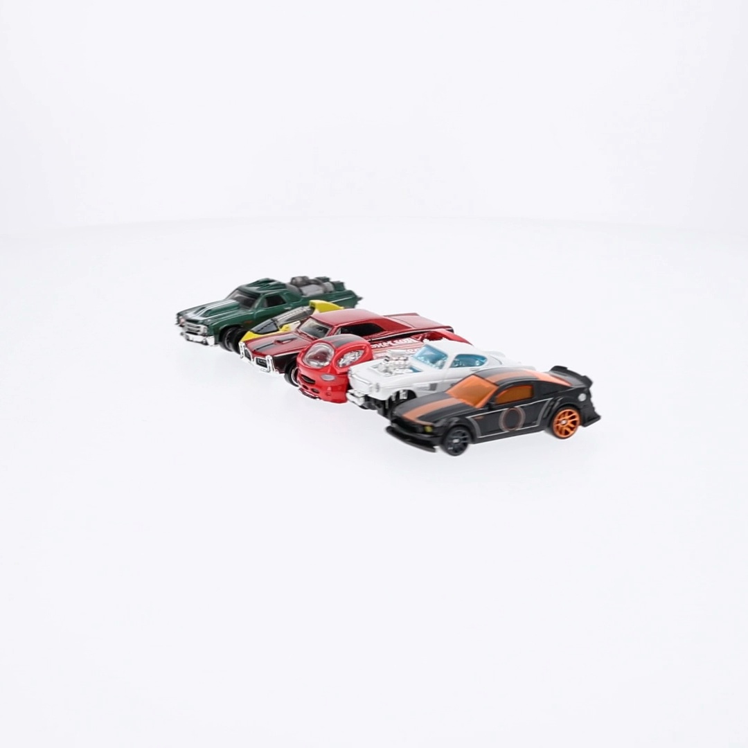 Hot Wheels 1:64 Scale Die-Cast Toy Cars & Trucks, Set of 6 HW