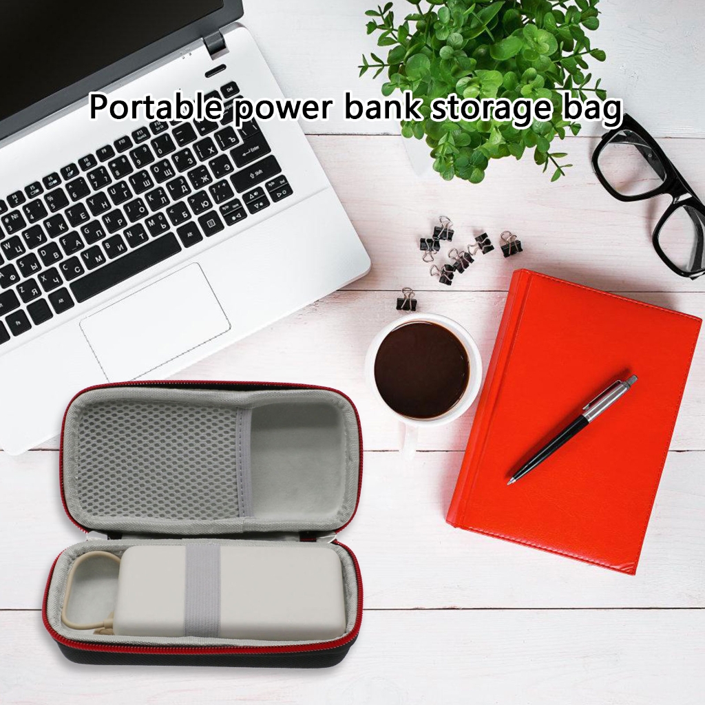 thumbnail video image 2 of Portable Hard Carrying Storage Box Case Waterproof Pouches for 20000mAh 33W Power Banks, 2 of 9
