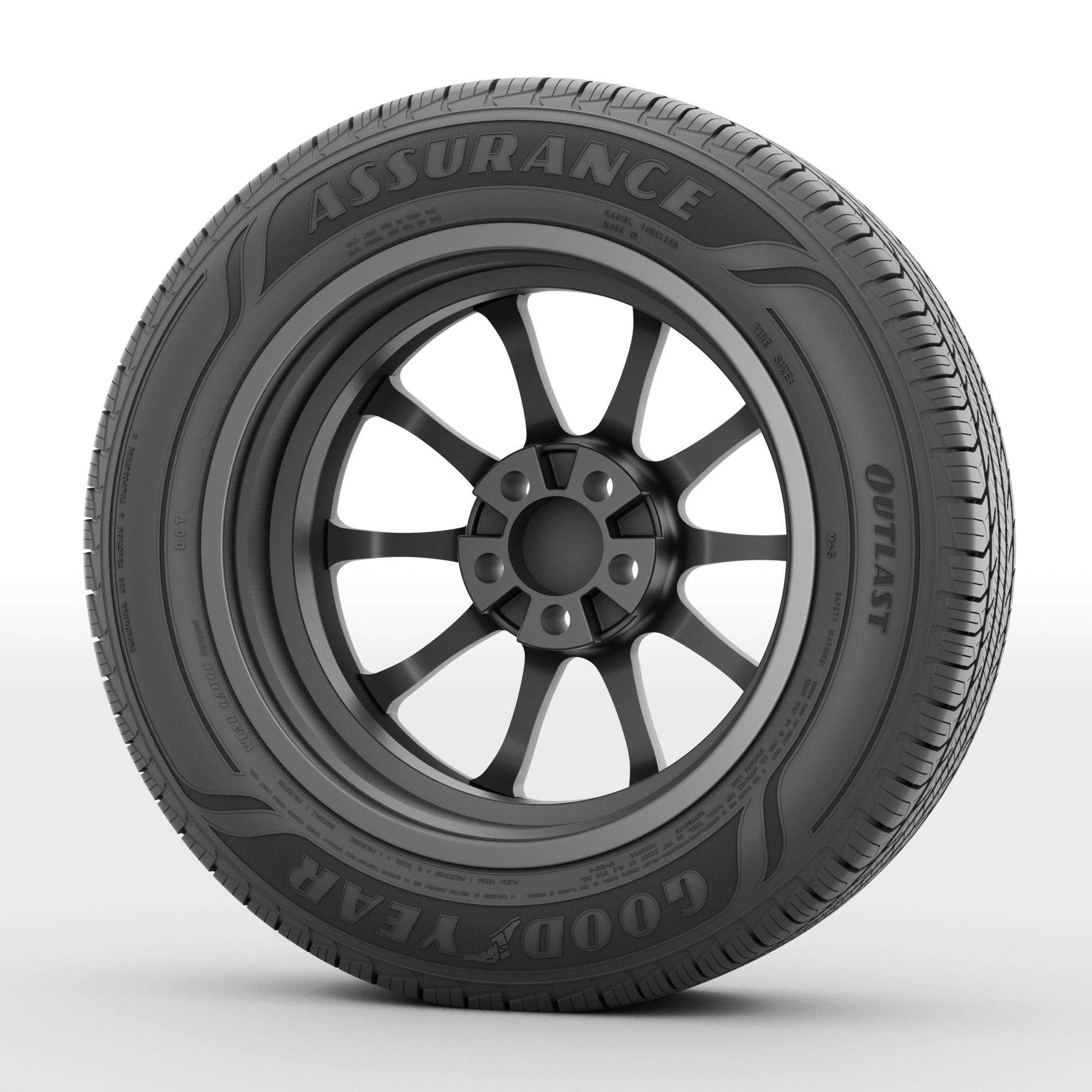 95V Goodyear All-Season Outlast Tire 215/60R16 Assurance