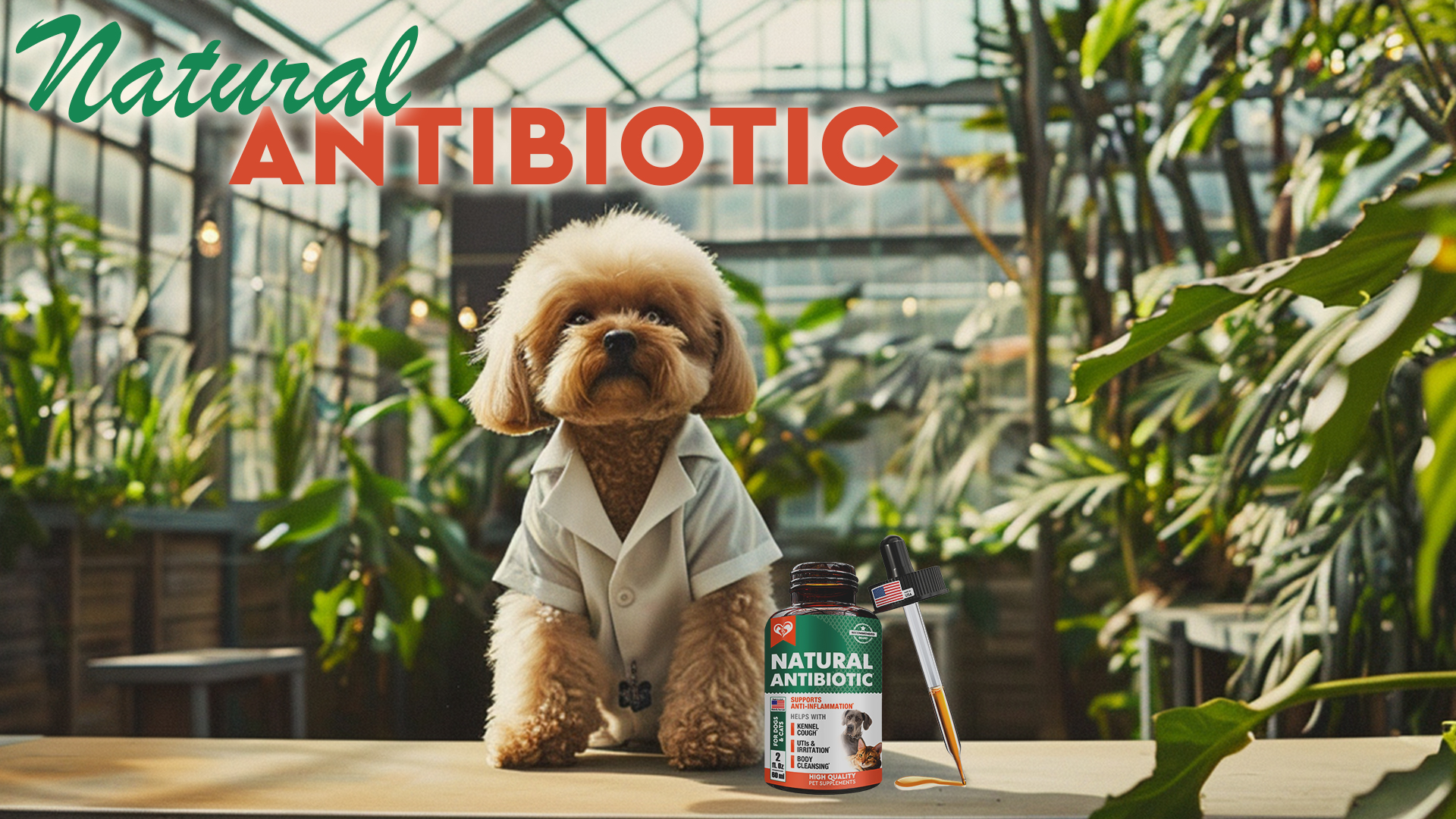 thumbnail video image 2 of Natural Herbiotic Complex for Dogs & Cats – Supports Respiratory Comfort, Urinary Tract Health & Immune System, 2 of 8