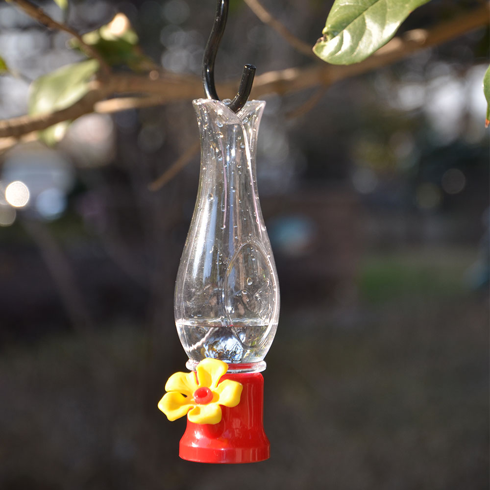 thumbnail video image 2 of VIMOA Mini Hummingbird Feeder Small 4 Pack Tulip Type Plastic Tiny Feeders for Outdoor Lightweight Safer, 2 of 10