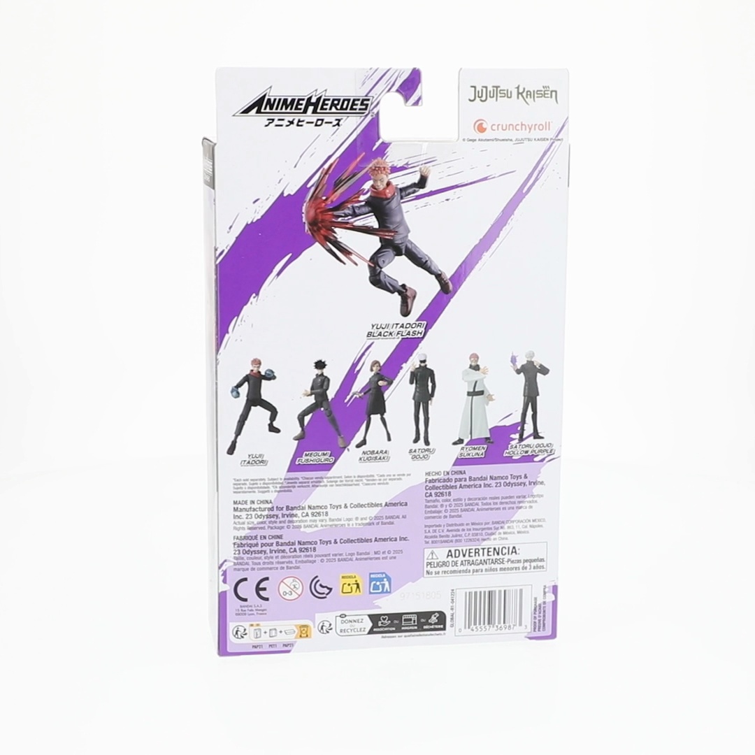 Anime Heroes, Action Figure, Yuji Itadori Black Flash ver., 6.5