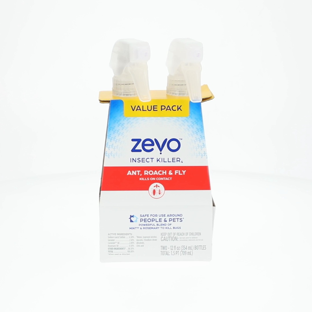 Zevo Multi Insect Killer Spray for Indoor Outdoor Use, Kills Ants