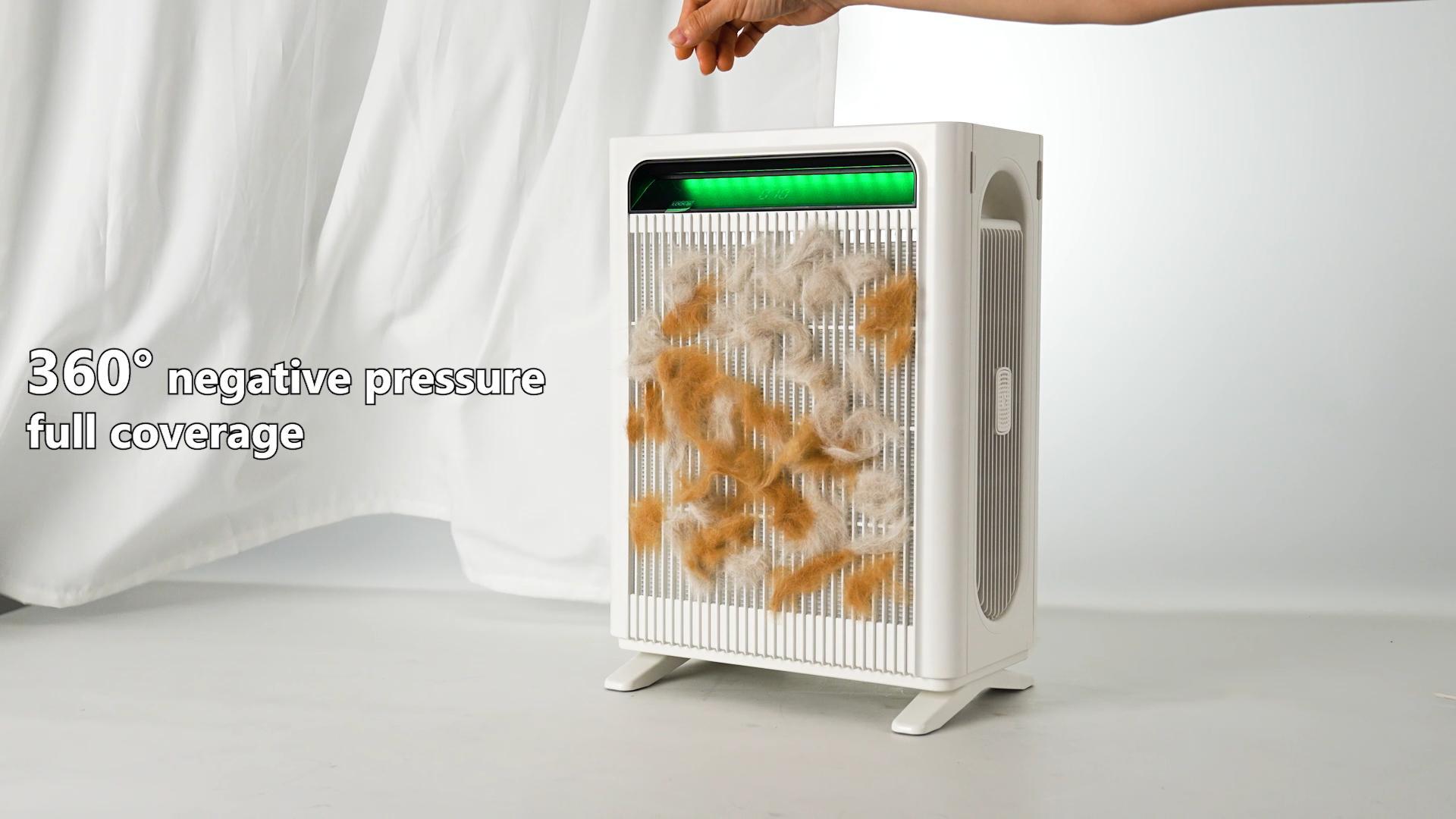 thumbnail video image 2 of Air Purifier, HEPA Air Purifier for Home Large Room Up to 1695 ft² in 1 Hr, Dual H13 Filters with 99.97% Filtration, PM2.5 Monitor, Ultra-Quiet, Multi-Mode for Dust, Pet Odor & Allergies, 2 of 12